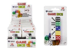 48 Pieces Dice Ten Pack - Playing Cards, Dice & Poker