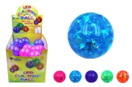 72 Wholesale Flashing Glitter Ball
