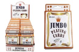 72 Wholesale Jumbo Playing Cardsl