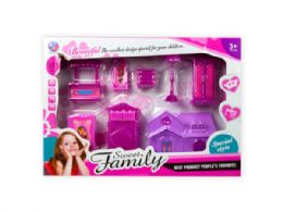 12 Wholesale Assorted Dollhouse Furniture Play Set