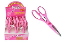 30 Bulk Pink Kitchen Scissors