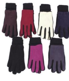 72 Units of Women's Fleece Glove - Fleece Gloves