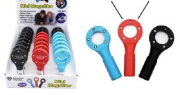 48 Pieces Mini Magnifying Glass With Leds And Uv Light - Magnifying  Glasses