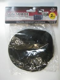 36 Pieces 2 Pc Black Folding Car Sunshade - Auto Sunshades and Mats