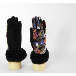 60 Wholesale Women's Winter Gloves With Fur Cuff