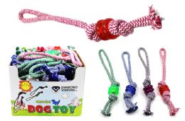 36 Units of Dog Rope Toy With Rings - Pet Toys