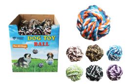 36 Units of Pet Rope Ball - Pet Toys