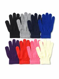 180 Pairs Ladies Solid Assorted Magic Gloves - Fleece Gloves