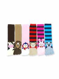 120 Wholesale Women's Animal Fuzzy Toe Socks Size 9-11
