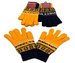 48 Wholesale Knitted Gloves [west Virginia]