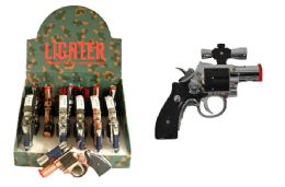 24 Pieces Revolver Lighter With Laser - Lighters