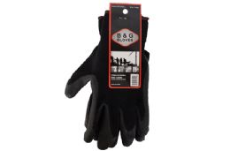 48 Units of Nitrile Palm Black Gloves - Working Gloves