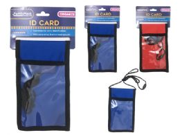 96 Pieces Id Pocket With Mesh And Strap - ID Holders