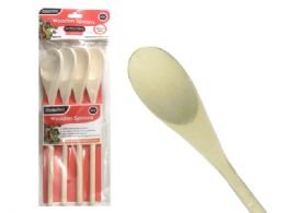 72 Wholesale 4pc Wooden Spoons