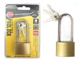 72 Pieces Padlock 37mm Heavy Duty Long Shackle 2 Keys - Padlocks and Combination Locks