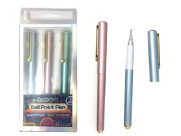 144 Wholesale 3 Piece Ball Point Pens