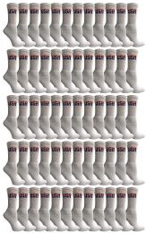 60 Wholesale Socks'nbulk 60 Pairs Wholesale Bulk Sport Cotton Unisex Crew Socks, Ankle Socks, (usa Womens White Crew)