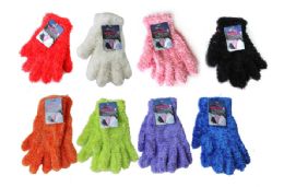48 Pairs Feather Yarn Glove - Winter Gloves