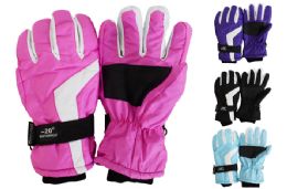 24 Pairs Ladies Ski Gloves - Ski Gloves