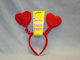 48 Pieces Hair Band Heart - Party Hats & Tiara