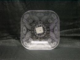36 Wholesale Clear Square Bowl With Star