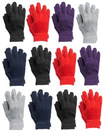 240 Pairs Yacht & Smith Women's Warm And Stretchy Winter Magic Gloves Bulk Buy - Bulk Gloves for Homeless and Charity