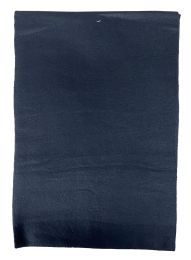 Yacht & Smith Solid Black Color Warm Winter Fleece Scarves Bulk Buy