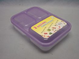 36 of 3 Section Lunch Box Set