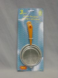 36 Pieces 3 Piece Mini Deluxe Strainer - Strainers & Funnels