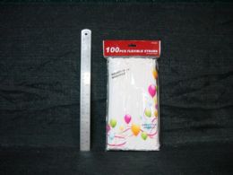 36 Wholesale 100 Piece Individually Wrapped Straw