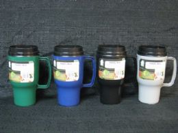 36 Pieces Plastic Travel Mug 16 Ounce - Coffee Mugs