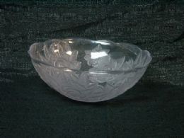 36 Wholesale Clear Tray Rose Round Bowl