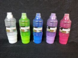 24 Wholesale Plastic Water Bottle With Snack Container