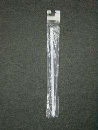 24 Wholesale Metal Tension Rod Set White