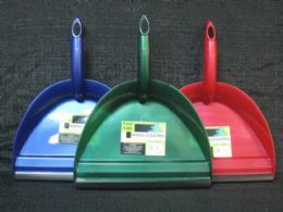 36 Pieces Plastic Handheld Dustpan With Rubber - Dust Pans