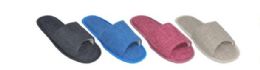 36 Pairs Women's Open Toe Slippers In Assorted Solid Colors - Women's Slippers