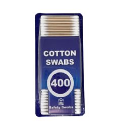 36 Wholesale Cotton Swab, Wooden 400 Count