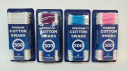 36 Wholesale Cotton Swabs 300 Count In Blister