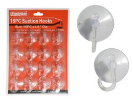 72 Pieces 12pc Suction Hooks - Hooks
