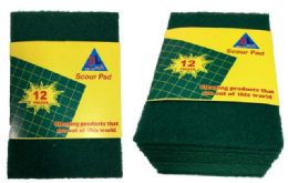 48 Wholesale Green Color Sponge Cleaner