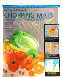 48 Wholesale 2pc Pack Plastic Chopping Mats