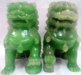 24 Wholesale Green Color Lion 2 Pieces Set