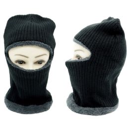 72 Pieces Adults Balaclava With Fur - Winter Hats