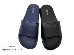 36 Wholesale Mens Nylon Slip On Sandals