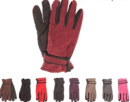 72 Pairs Womens Thermal Lining Gripper Palm Ski Gloves - Ski Gloves
