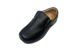 18 Units of SemI-Formal Black Moccasin Shoes For Boys In Black - Boys Footwear