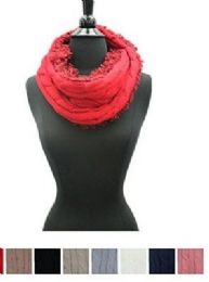 48 Wholesale Women's Winter Tube Scarf In Assorted Color