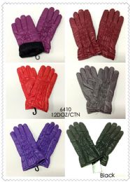 144 Wholesale Women's Elastic Winter Glove
