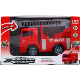 24 Wholesale 7.5" Fire Truck With Light And Sound