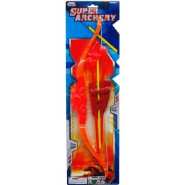 24 Wholesale 18" Super Archery Play Set In Blister Card